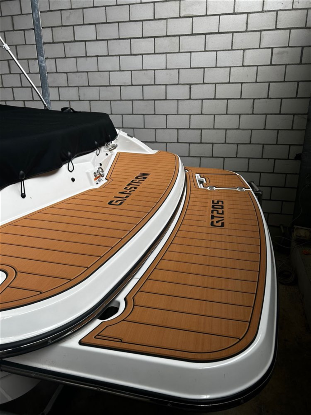2013 Glastron GT205 Swim Platform Cockpit Pad Boat EVA Foam Faux Teak Deck Floor Mat SeaDek MarineMat Gatorstep Style Self Adhesive