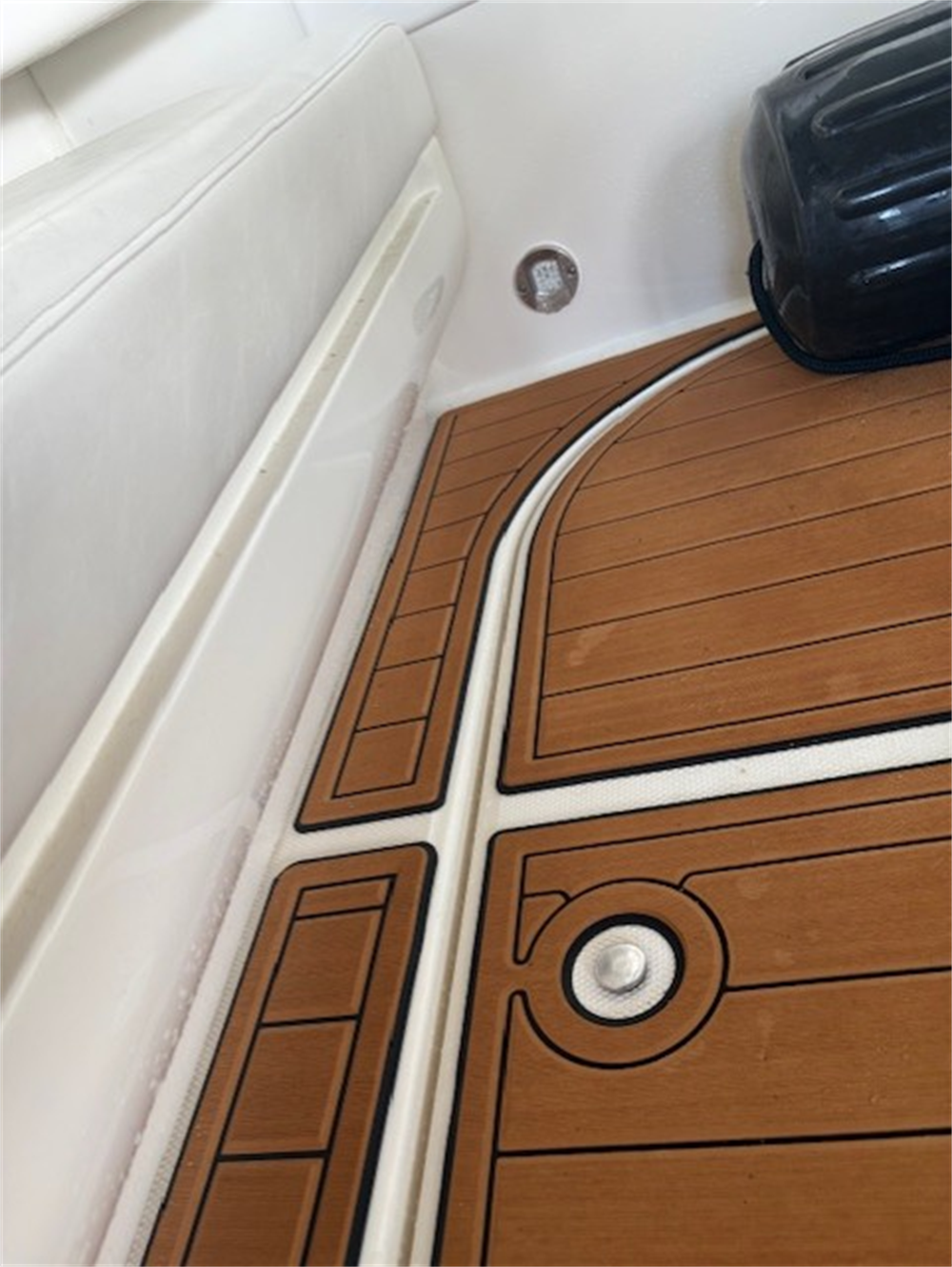 2002-2006 Sea Ray Sundancer 360 Swim Platform Cockpit Pad Boat EVA Teak Floor SeaDek MarineMat Gatorstep Style Self Adhesive