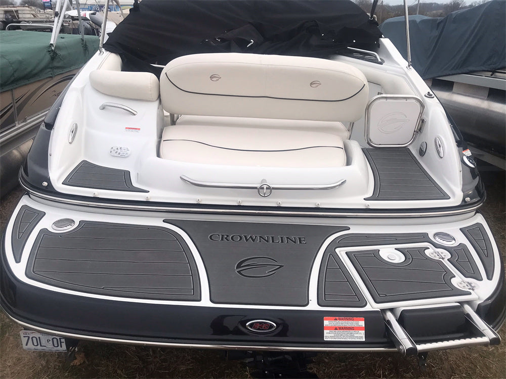 2007 Crownline 220EX Swim Platform Cockpit Boat EVA Foam Teak Deck Floor Pad Mat SeaDek MarineMat Gatorstep Style Self Adhesive