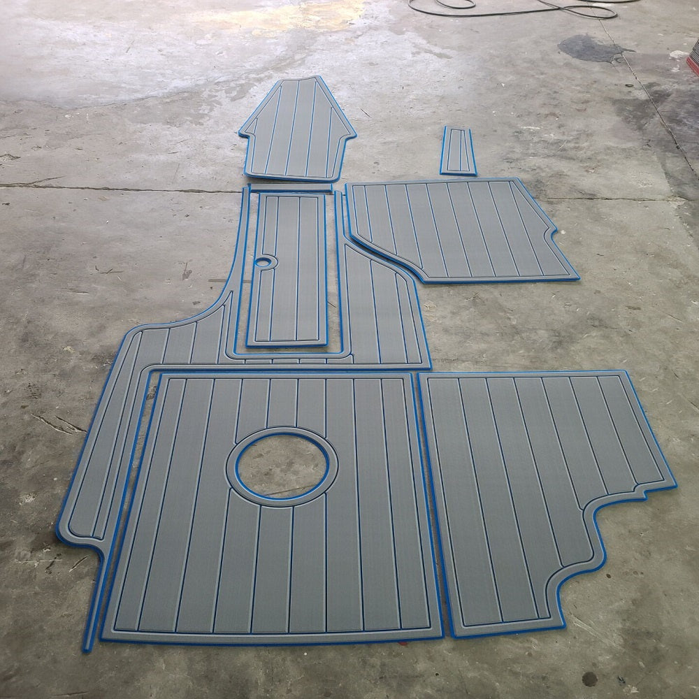 2002 Mastercraft X Star Cockpit Pad Boat EVA Foam Faux Teak Deck Floor Mat SeaDek MarineMat Gatorstep Style Self Adhesive