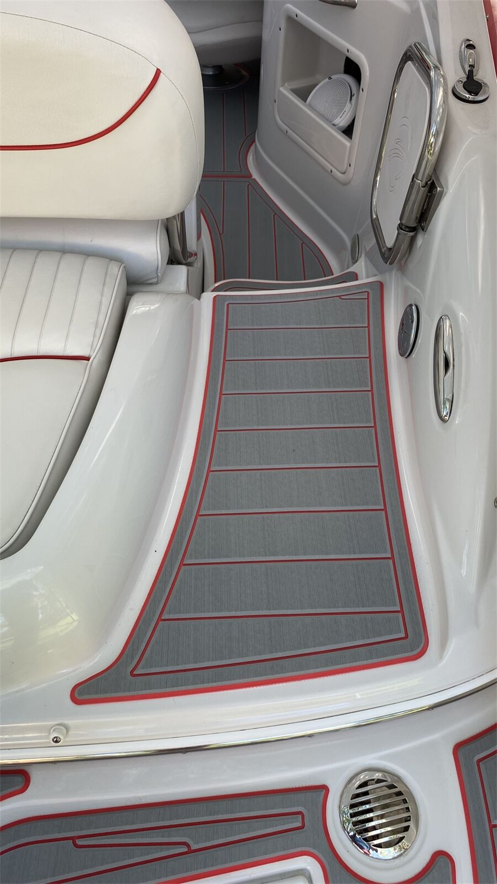 2007 Crownline 220EX Swim Platform Cockpit Boat EVA Foam Teak Deck Floor Pad Mat SeaDek MarineMat Gatorstep Style Self Adhesive