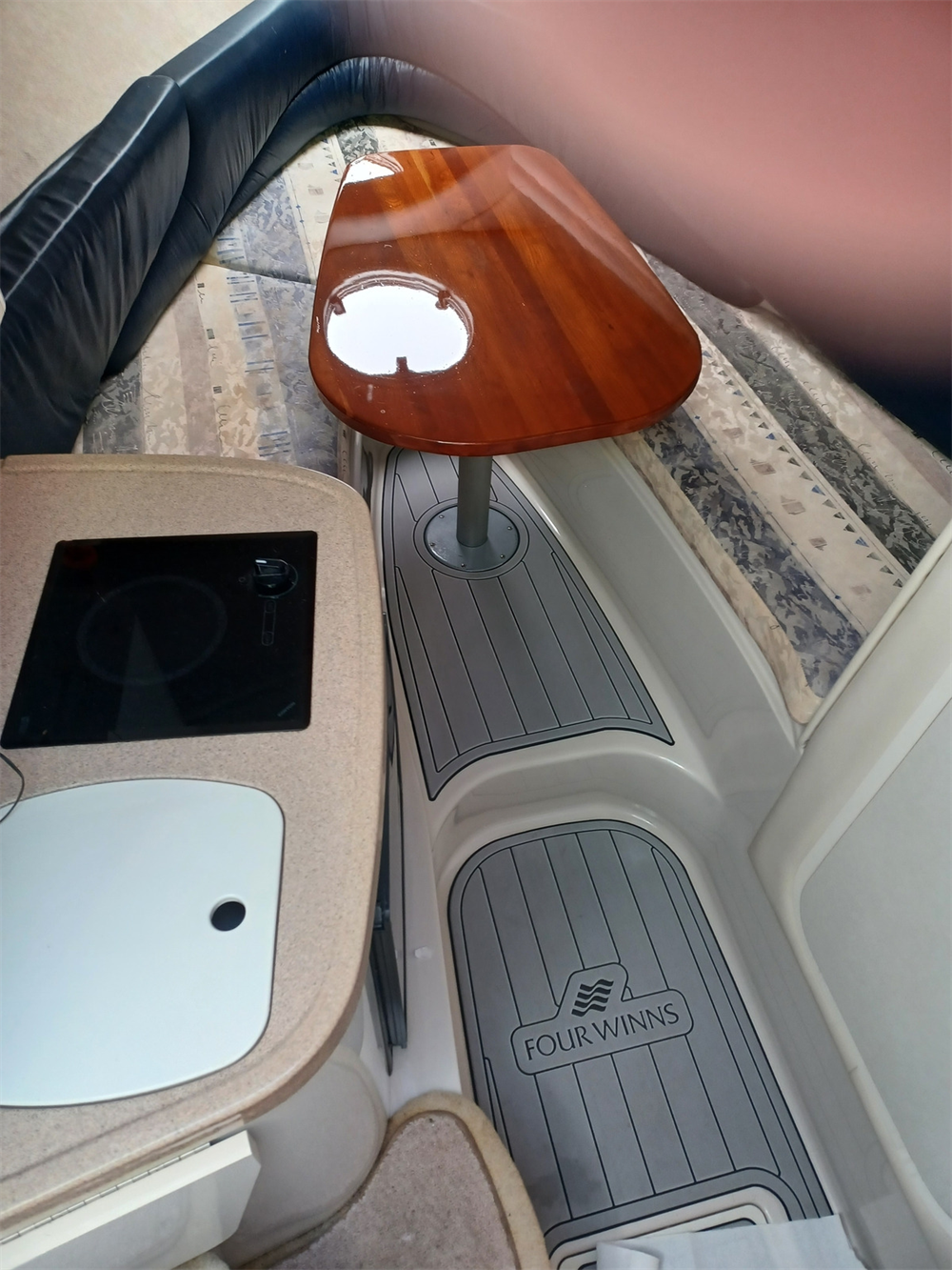 2004 Four Winns 248 Vista Swim Platform Cockpit Bow Pad Boat EVA Foam Faux Teak Deck Floor Mat SeaDek MarineMat Style Self Adhesive