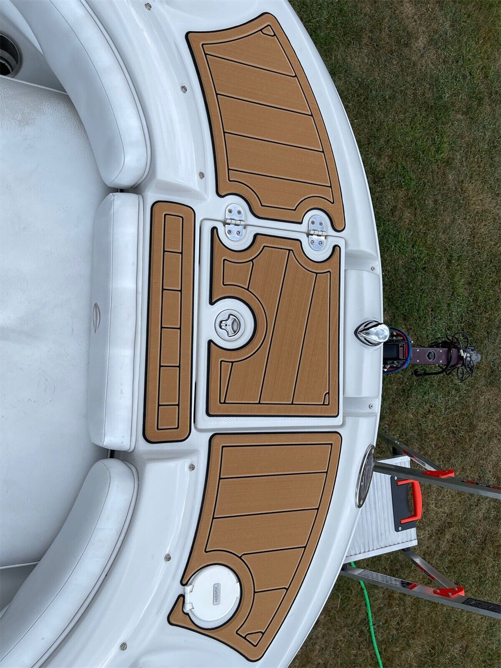 2006 Crownline 190LS Swim Platform Cockpit Boat EVA Foam Teak Deck Floor Pad Mat