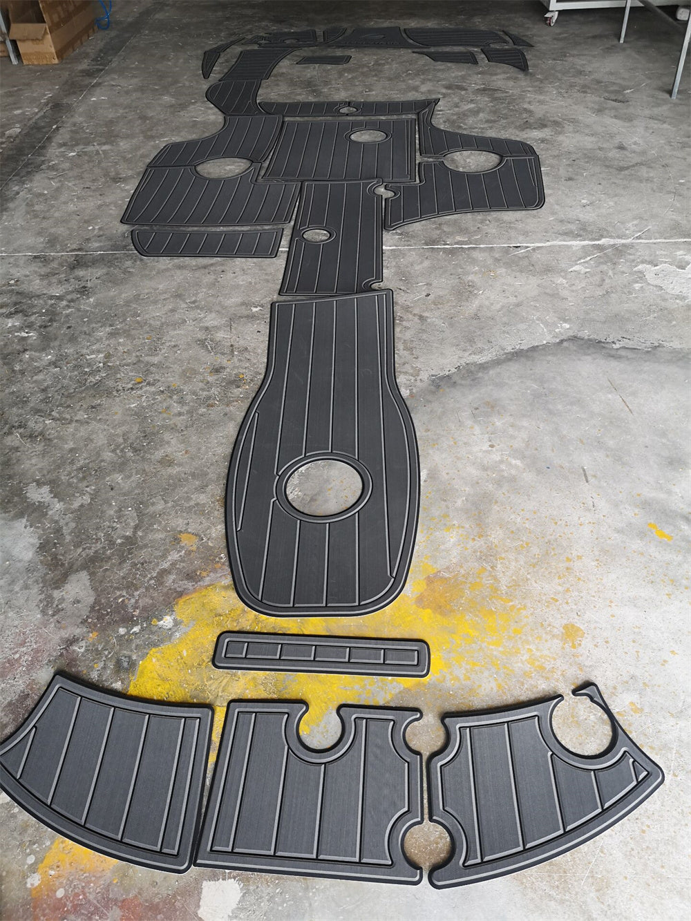 2007 Crownline 220EX Swim Platform Cockpit Boat EVA Foam Teak Deck Floor Pad Mat SeaDek MarineMat Gatorstep Style Self Adhesive