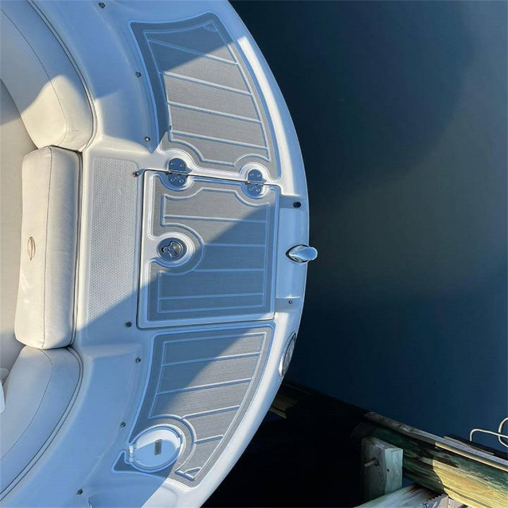 2012 Crownline 285SS Swim Platform Transom Boat Pad EVA Foam Faux Teak Deck Floor Mat SeaDek MarineMat Gatorstep Style Self Adhesive