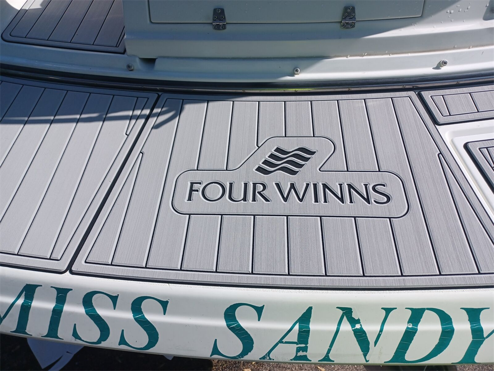 2004 Four Winns 248 Vista Swim Platform Cockpit Bow Pad Boat EVA Foam Faux Teak Deck Floor Mat SeaDek MarineMat Style Self Adhesive
