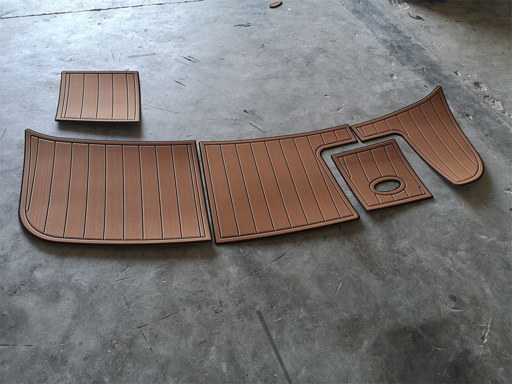 2003 Four Winns 268 Vista Cruiser Swim Platform Boat EVA Foam Teak Floor Pad Mat SeaDek MarineMat Gatorstep Style Self Adhesive