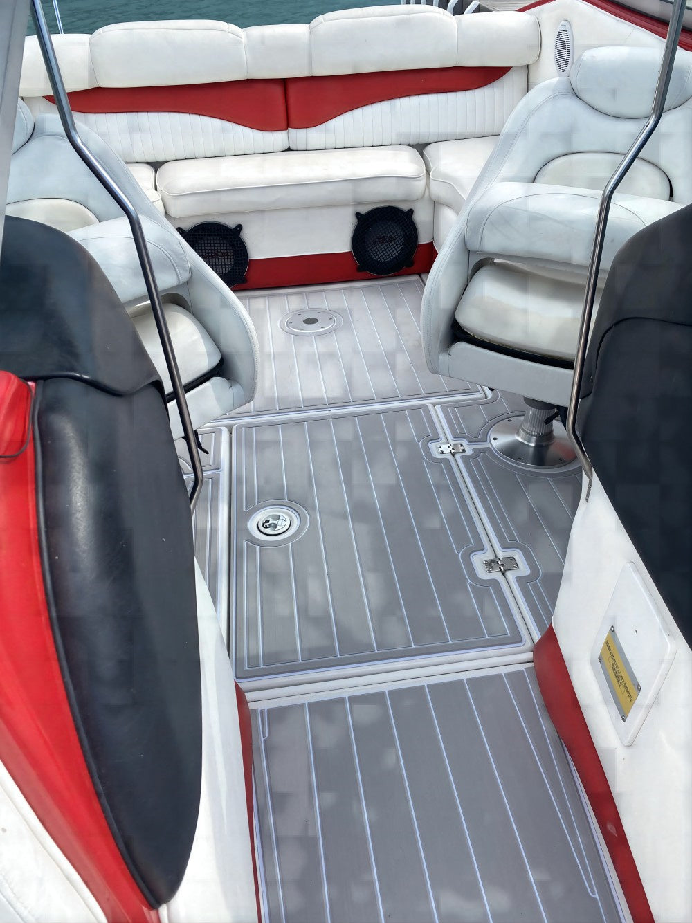 2005 Crownline 216 Swim Platform Cockpit Boat EVA Faux Foam Teak Deck Floor Pad