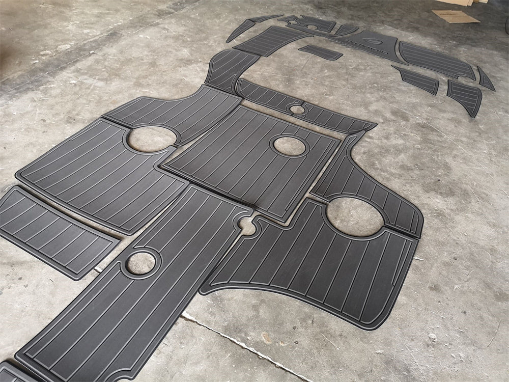 2007 Crownline 220EX Swim Platform Cockpit Boat EVA Foam Teak Deck Floor Pad Mat SeaDek MarineMat Gatorstep Style Self Adhesive