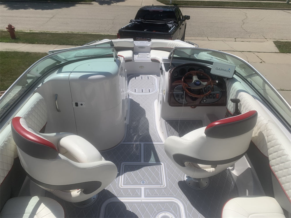 2004 Four Winns 234 Funship Swim Platform Cockpit Boat EVA Foam Teak Floor Pad SeaDek MarineMat Gatorstep Style Self Adhesive