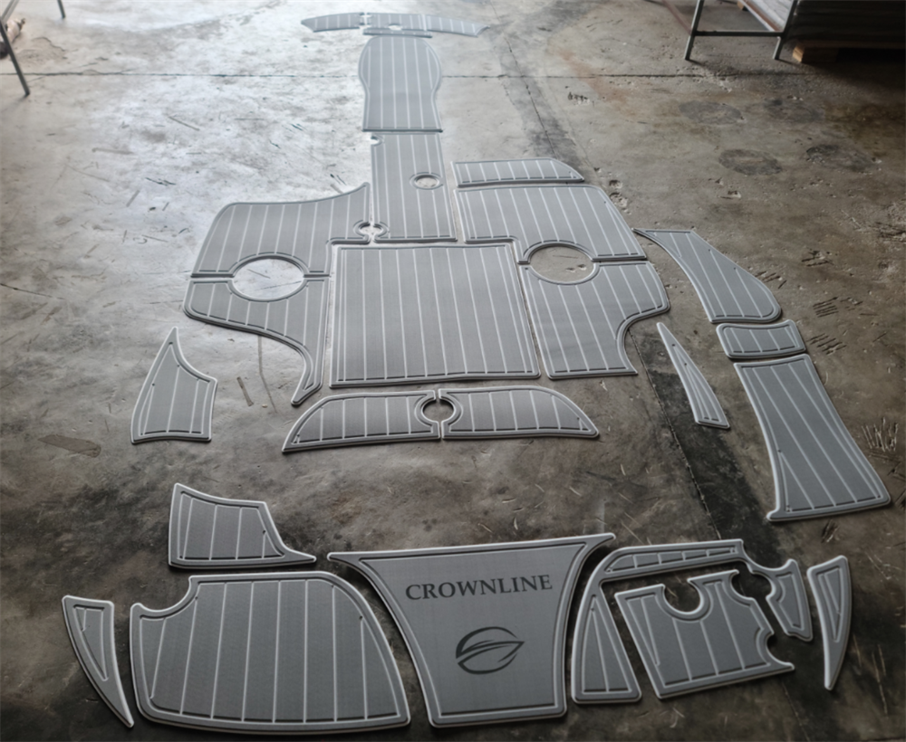 2005 Crownline 220EX Swim Platform Cockpit Boat EVA Foam Teak Deck Floor Pad Mat SeaDek MarineMat Gatorstep Style Self Adhesive