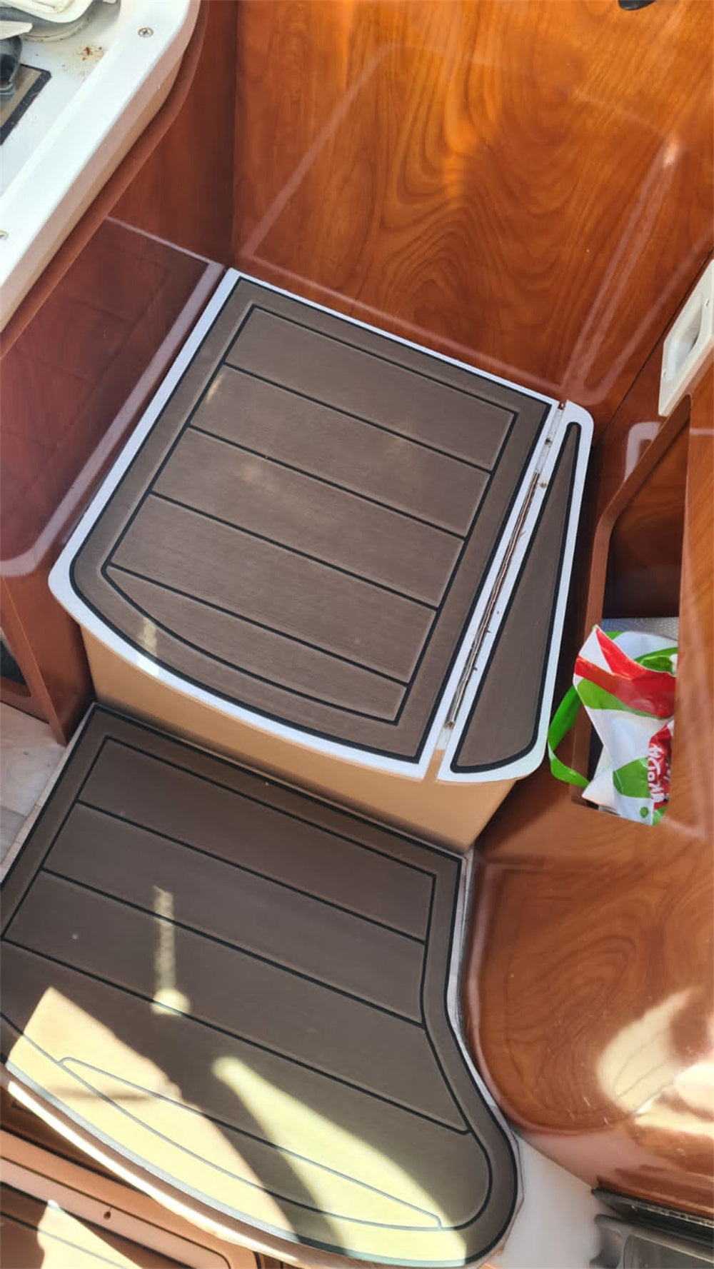 2005 Four Winns Vista 248 Cabin Steps Boat EVA Faux Foam Teak Deck Floor Pad Mat SeaDek MarineMat Gatorstep Style Self Adhesive