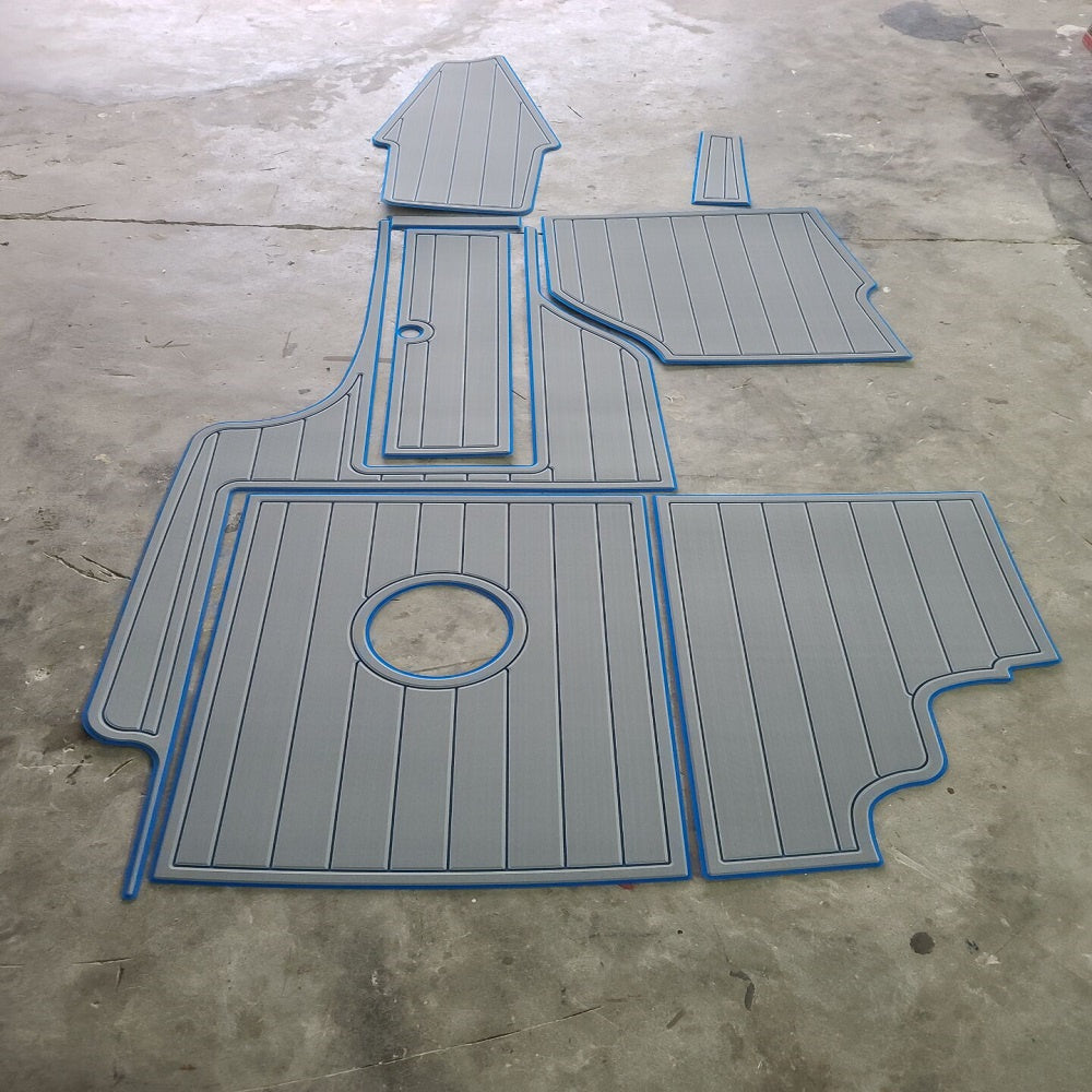 2002 Mastercraft X Star Cockpit Pad Boat EVA Foam Faux Teak Deck Floor Mat SeaDek MarineMat Gatorstep Style Self Adhesive