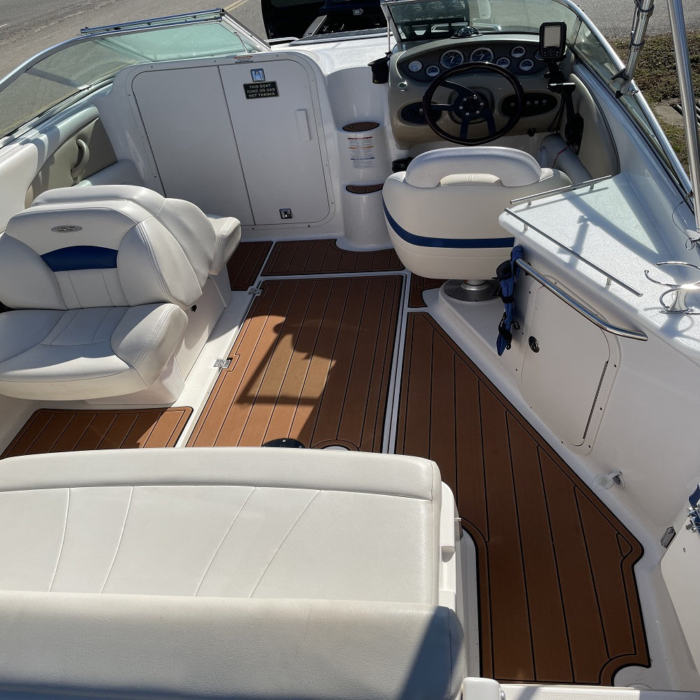 2003 Chaparral 215 SS Swim Platform Cockpit Boat EVA Foam Teak Deck Floor Pad SeaDek MarineMat Style Self Adhesive
