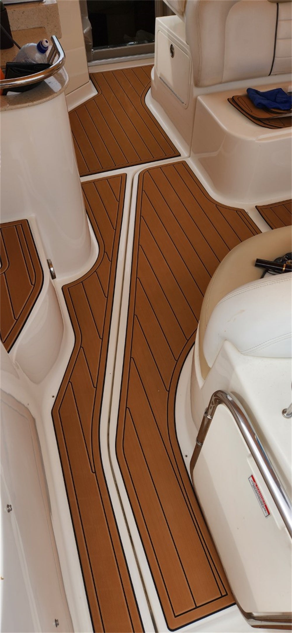 2008 Sea Ray Sundancer 335 Swim Platform Cockpit Pad Boat EVA Foam Teak Floor