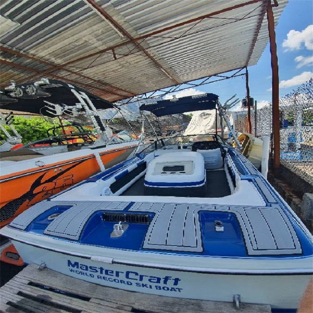 1989 Mastercraft Prostar 190 Transom Rear Deck Dash Bow Pad Boat EVA Teak Floor