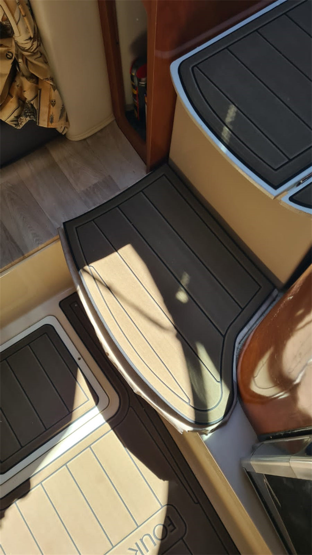 2005 Four Winns Vista 248 Cabin Steps Boat EVA Faux Foam Teak Deck Floor Pad Mat SeaDek MarineMat Gatorstep Style Self Adhesive