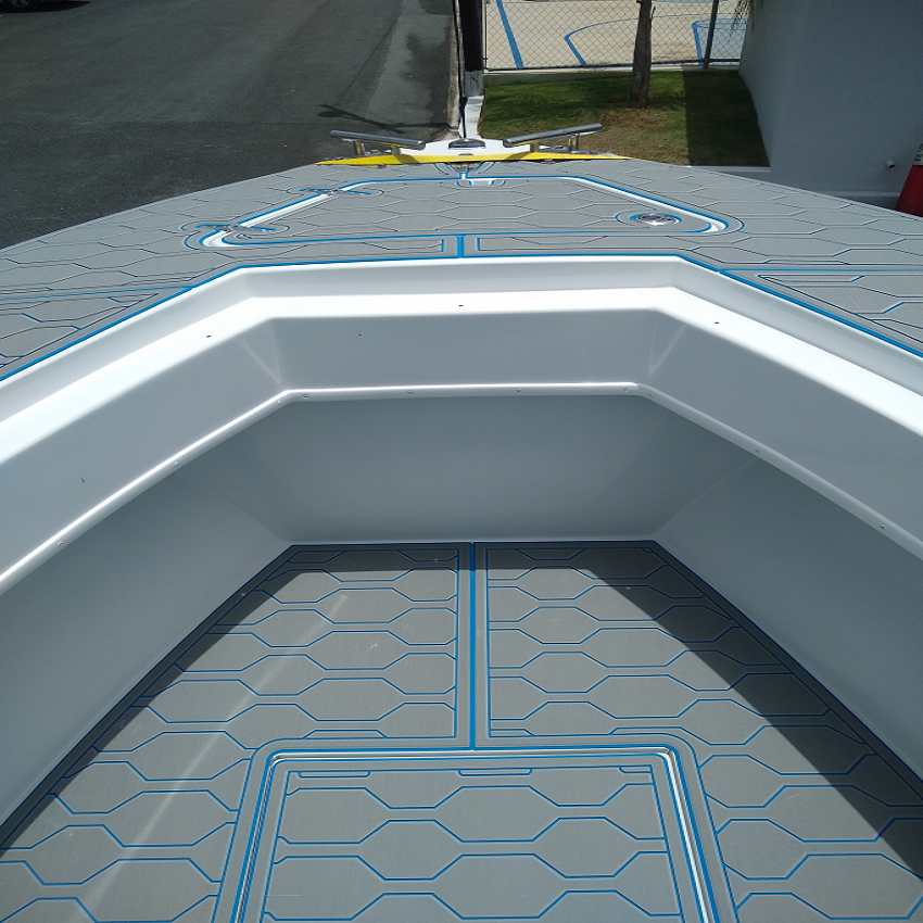 2005 Contender 31 Swim Platform Cockpit Pad Boat EVA Faux Teak Deck Flooring Mat