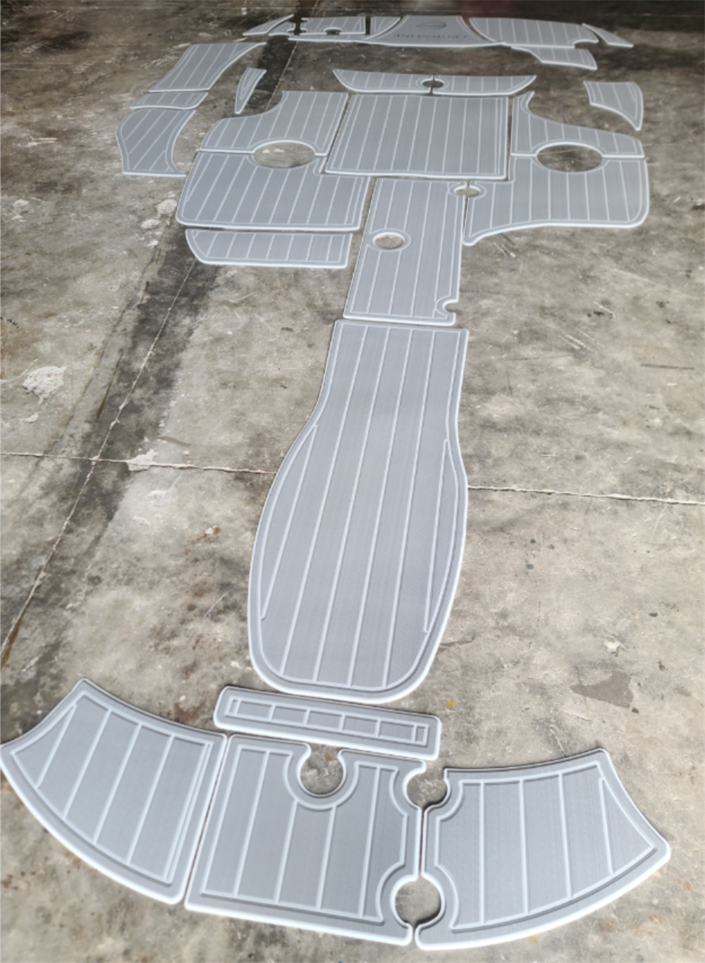 2005 Crownline 220EX Swim Platform Cockpit Boat EVA Foam Teak Deck Floor Pad Mat SeaDek MarineMat Gatorstep Style Self Adhesive