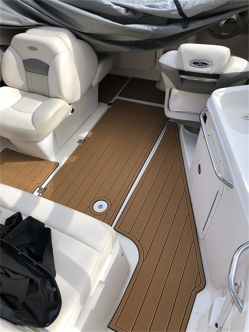 2003 Chaparral 215 SS Swim Platform Cockpit Boat EVA Foam Teak Deck Floor Pad SeaDek MarineMat Style Self Adhesive
