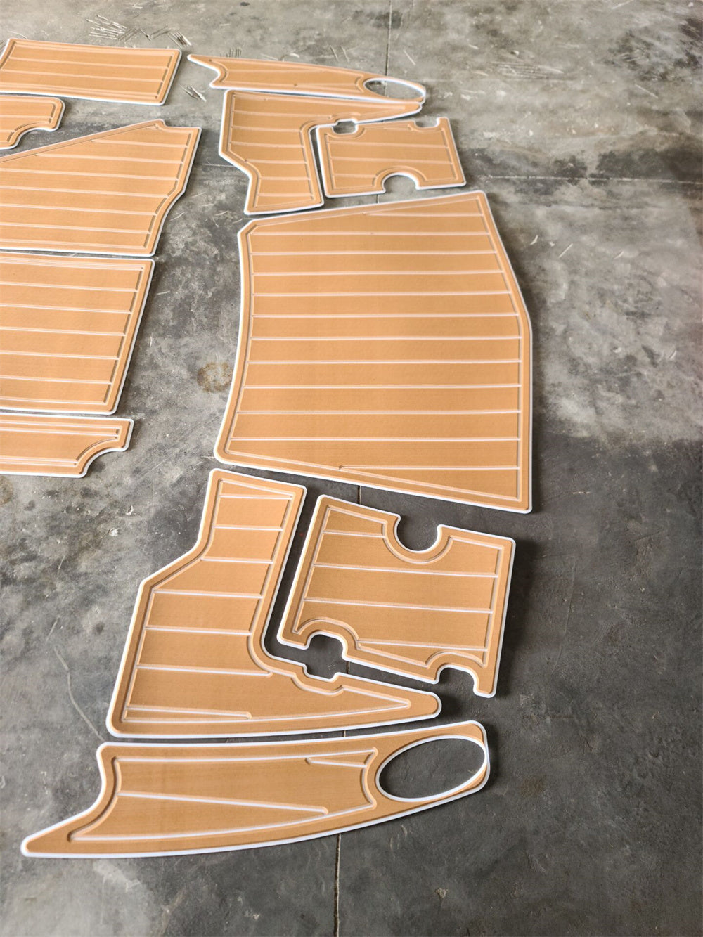 2008 Chaparral 264 Sunesta Swim Platform Cockpit Boat EVA Teak Deck Floor Pad SeaDek MarineMat Style Self Adhesive