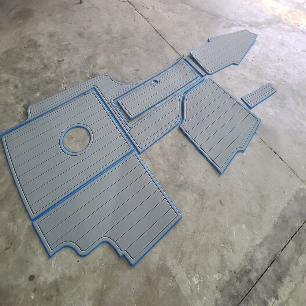 2002 Mastercraft X Star Cockpit Pad Boat EVA Foam Faux Teak Deck Floor Mat SeaDek MarineMat Gatorstep Style Self Adhesive