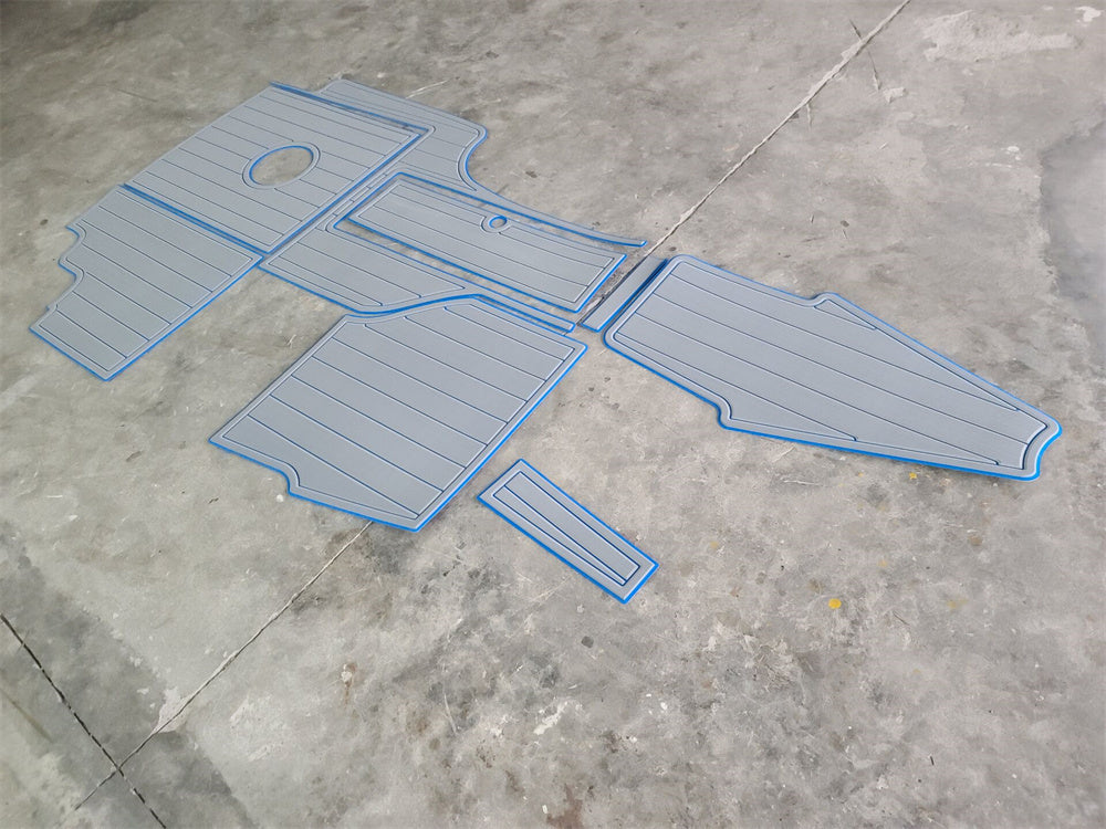 2002 Mastercraft X Star Cockpit Pad Boat EVA Foam Faux Teak Deck Floor Mat SeaDek MarineMat Gatorstep Style Self Adhesive