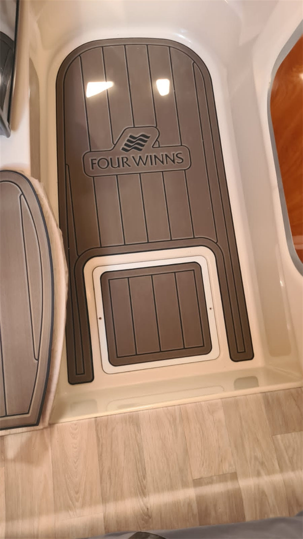 2004 Four Winns 248 Vista Swim Platform Cockpit Bow Pad Boat EVA Foam Faux Teak Deck Floor Mat SeaDek MarineMat Style Self Adhesive