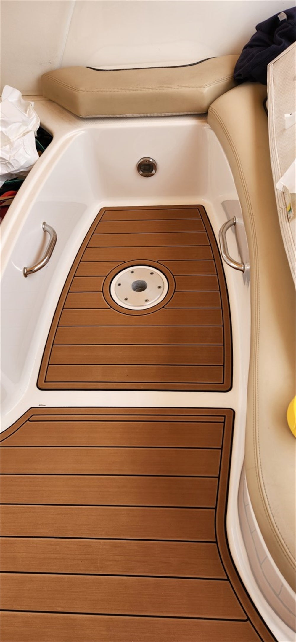 2008 Sea Ray Sundancer 335 Swim Platform Cockpit Pad Boat EVA Foam Teak Floor