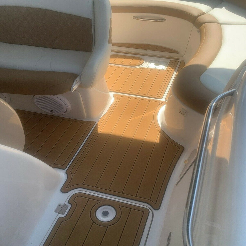 2002 Chaparral 242 Swim Step Platform Cockpit Boat EVA Foam Teak Deck Floor Pad SeaDek MarineMat Gatorstep Style Self Adhesive