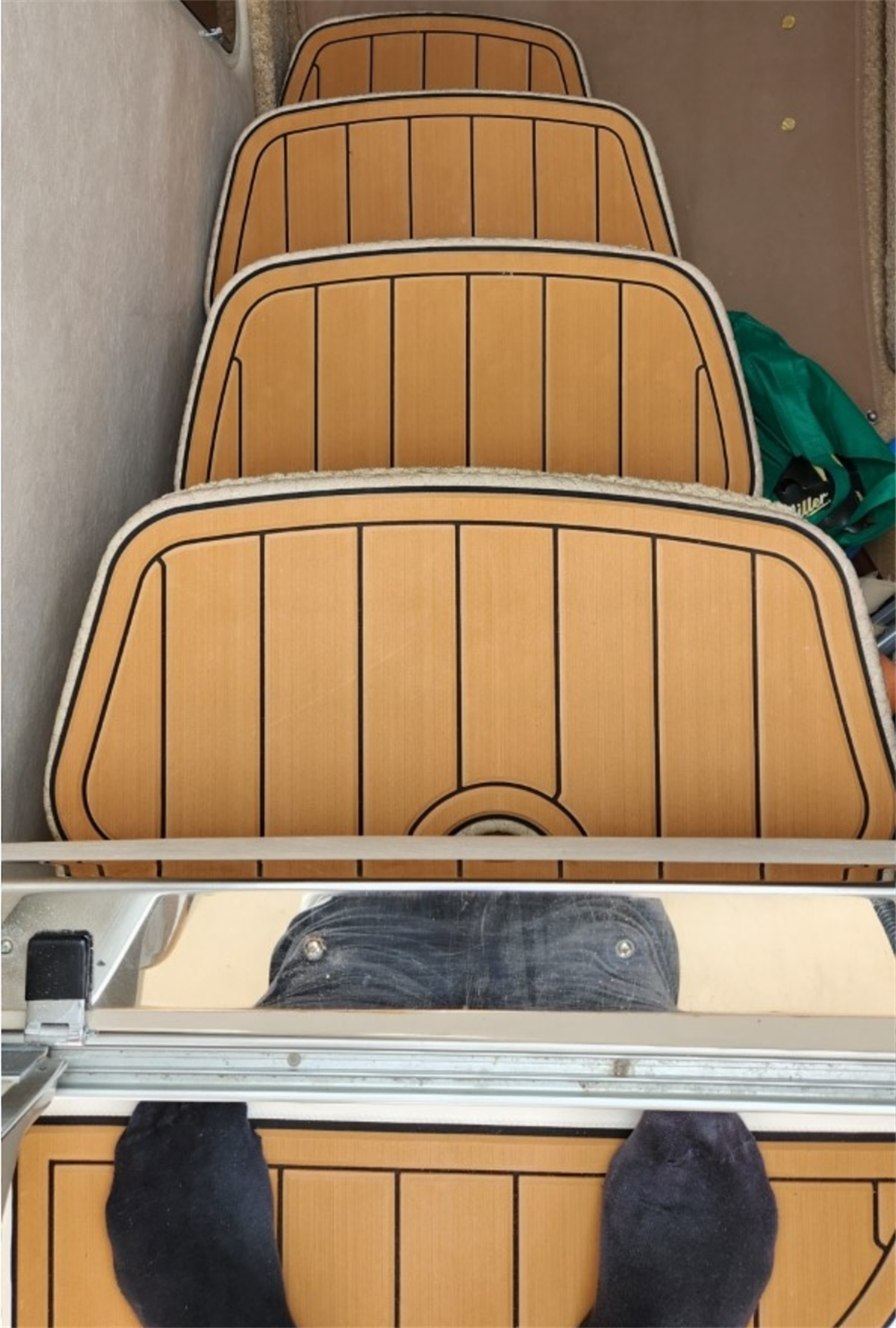 2008 Sea Ray Sundancer 335 Swim Platform Cockpit Pad Boat EVA Foam Teak Floor