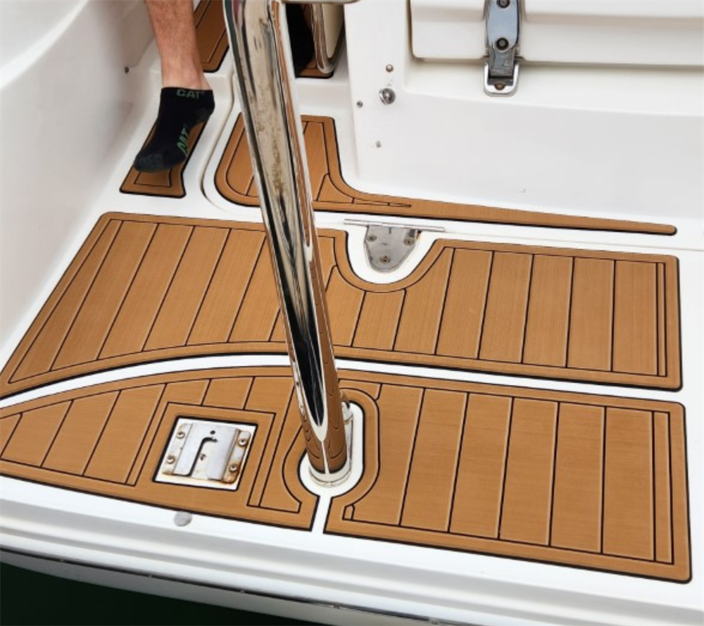 2008 Sea Ray Sundancer 335 Swim Platform Cockpit Pad Boat EVA Foam Teak Floor