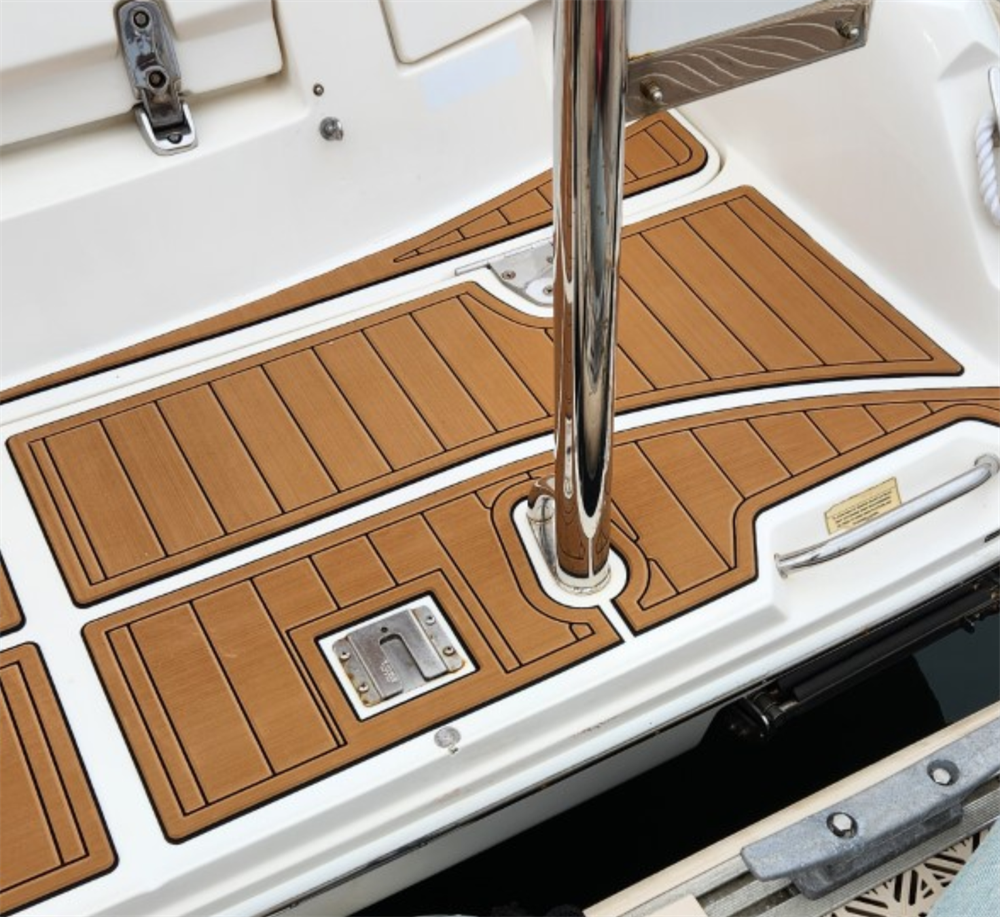 2008 Sea Ray Sundancer 335 Swim Platform Cockpit Pad Boat EVA Foam Teak Floor