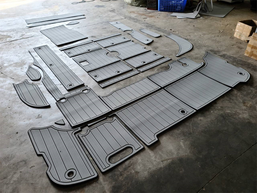 2000 Cruiser Yachts 3075 Express Swim Platform Cockpit Pad Boat EVA Teak Floor SeaDek MarineMat Gatorstep Style Self Adhesive