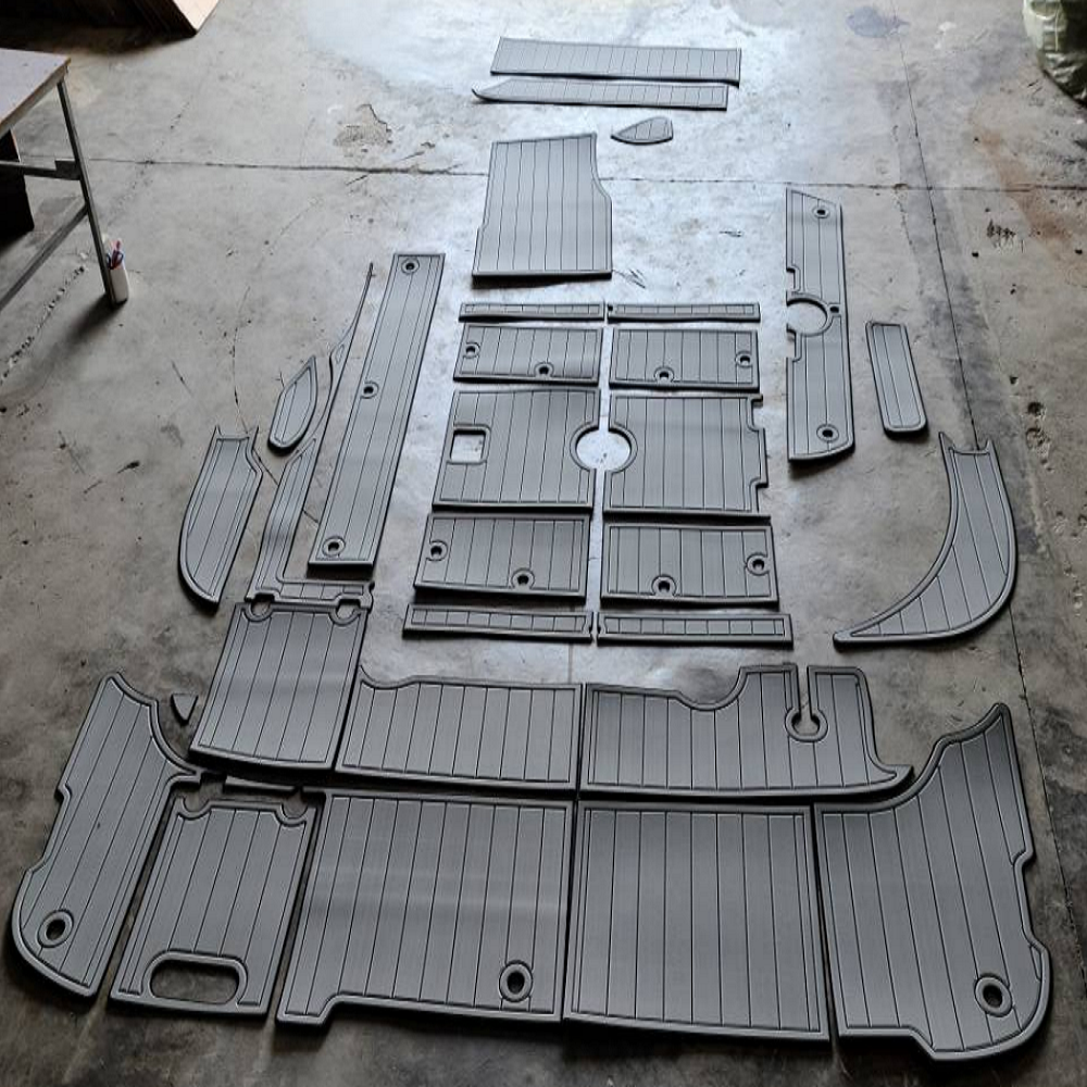 2000 Cruiser Yachts 3075 Express Swim Platform Cockpit Pad Boat EVA Teak Floor SeaDek MarineMat Gatorstep Style Self Adhesive