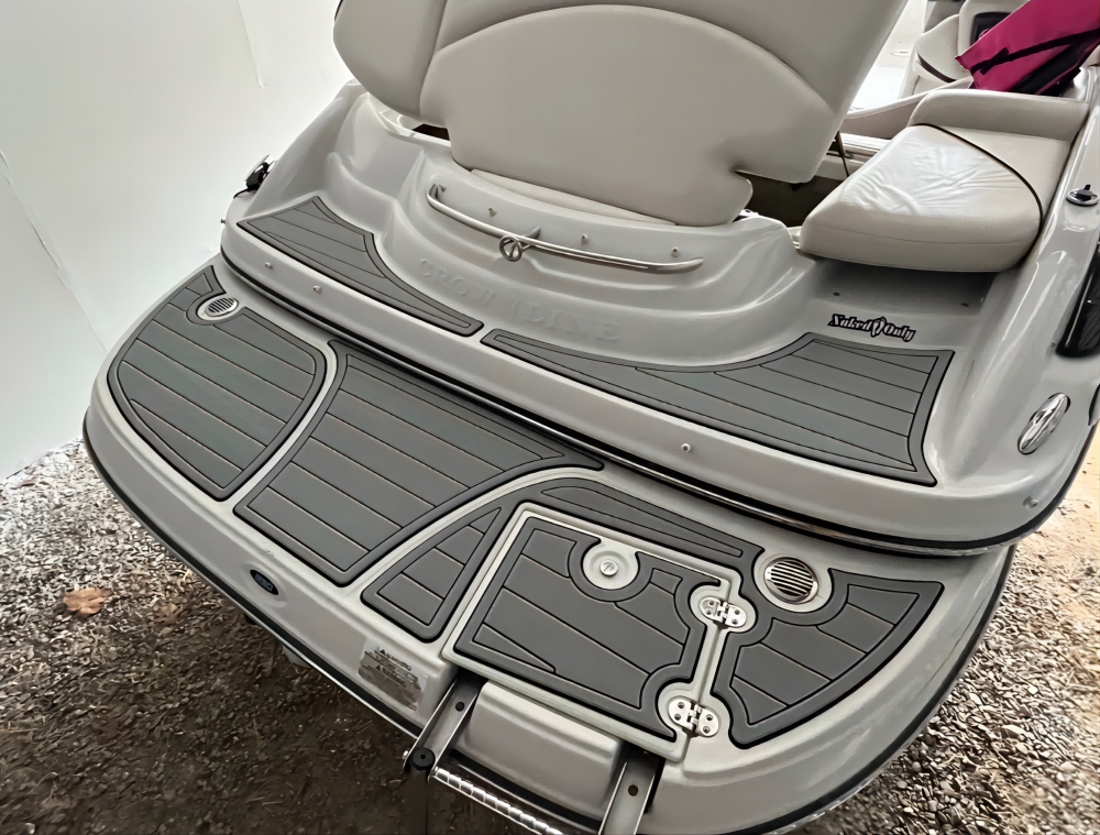 2008 Crownline 230 LS Swim Platform Step Boat EVA Faux Foam Teak Deck Floor Pad Mat SeaDek MarineMat Gatorstep Style Self Adhesive