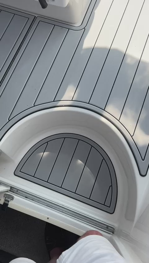 2005 Chaparral Signature 240 Swim Platform Cockpit Boat EVA Teak Floor Pad Mat SeaDek MarineMat Gatorstep Style Self Adhesive